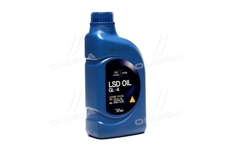 Олива трансмис. Mobis LSD Oil 85W-90 API GL-4 (Каністра 1л) Hyundai / Kia / Mobis 02100-00100