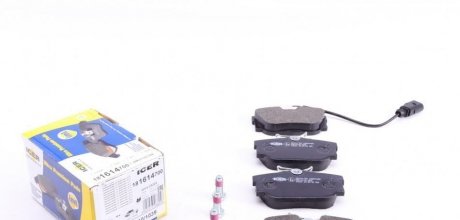 Комплект гальмівних колодок (дискових) ICER 181614-700