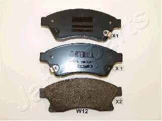 CHEVROLET Тормозные колодки передн.Aveo,Cruze,Opel Astra J 09- JAPANPARTS PA-W12AF (фото 1)