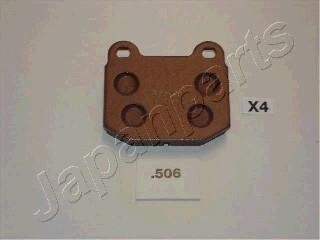 SUBARU Тормозные колодки задн.Impreza 02- JAPANPARTS PP-506AF