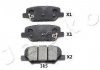 Колодки тормозные дисковые Citroen C4 aircross 1.6 (12-),Citroen C4 aircross 1.6 (12-) (51315) JAPKO