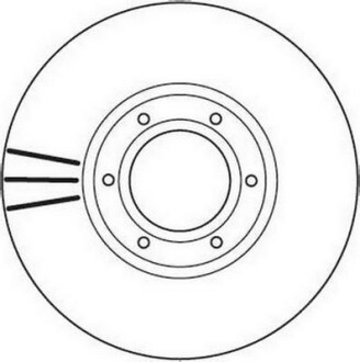 Диск гальмівний Jurid 562105JC