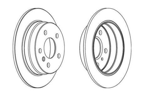 Диск гальмівний Jurid 562274JC (фото 1)