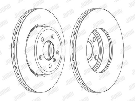 Диск гальмівний Jurid 562350JC-1 (фото 1)