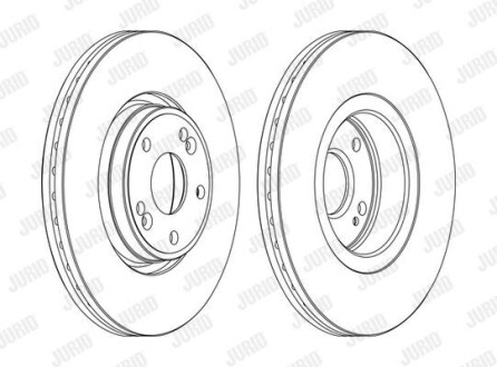 Диск гальмівний Jurid 562381JC-1 (фото 1)