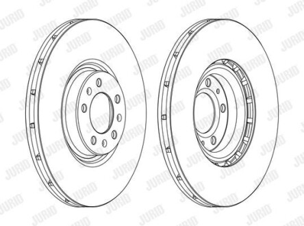 Диск гальмівний Jurid 562398JC-1