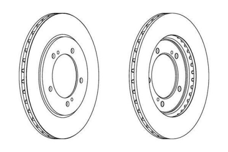 Диск гальмівний Jurid 562445JC