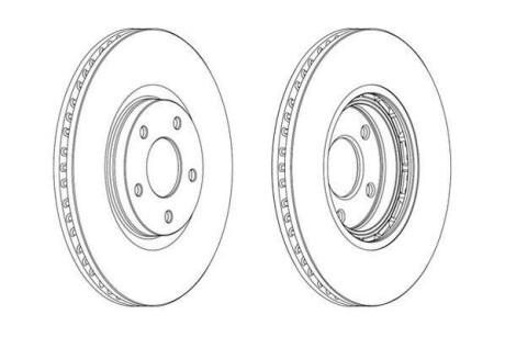 Диск гальмівний Jurid 562465JC (фото 1)