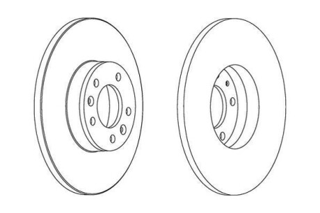 Диск тормозной Jurid 562525JC (фото 1)
