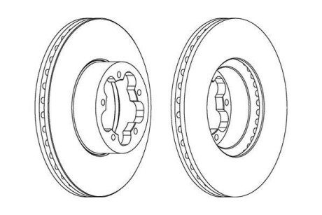 Диск гальмівний Jurid 562541JC (фото 1)