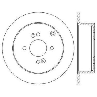Диск гальмівний Jurid 562551JC (фото 1)