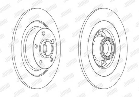 Диск гальмівний Jurid 562608J (фото 1)