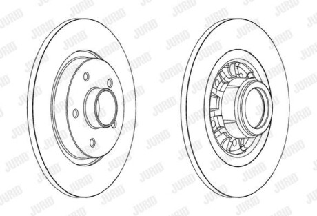 Диск гальмівний Jurid 562609J-1 (фото 1)