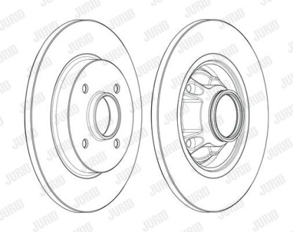Диск гальмівний Jurid 562611J-1 (фото 1)