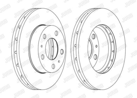 Диск гальмівний Jurid 562630JC-1