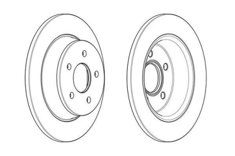 Диск гальмівний Jurid 562655JC (фото 1)