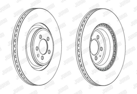 Диск гальмівний Jurid 562661JC-1 (фото 1)