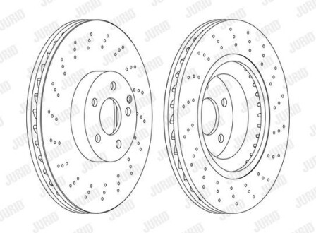 Диск гальмівний Jurid 562678JC-1