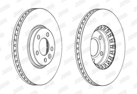 Диск гальмівний Jurid 562739JC-1