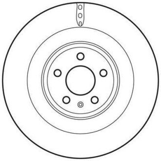 AUDI диск гальмівний передній 356мм A4/A5/A6/Q5 08- Jurid 562767JC