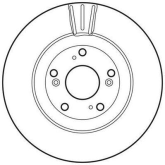 Диск гальмівний Jurid 562807JC