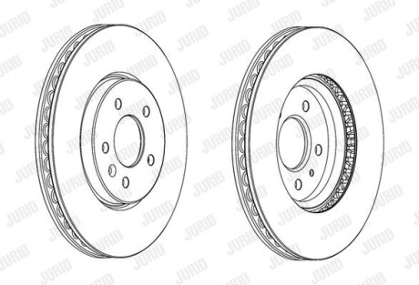Диск гальмівний Jurid 562852JC-1