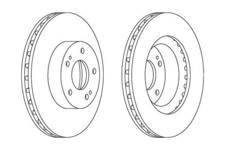 Диск гальмівний Jurid 562873JC