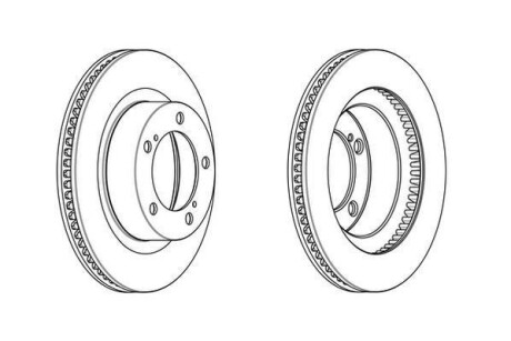 Диск гальмівний Jurid 562887JC-1 (фото 1)