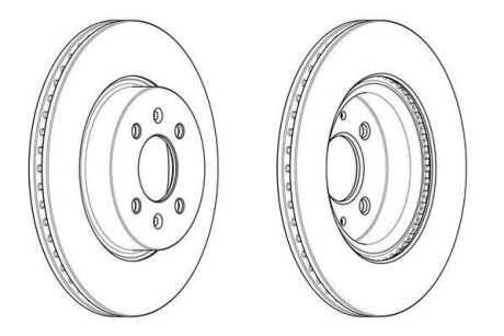 Диск гальмівний Jurid 562944JC