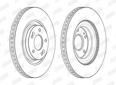 Диск гальмівний Jurid 562987JC (фото 1)