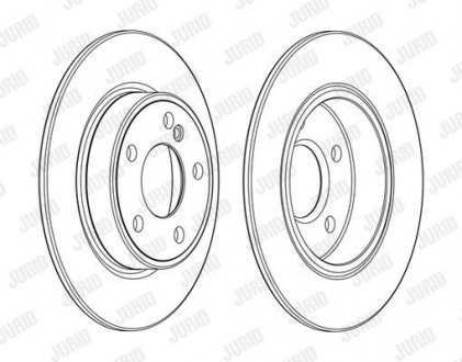 Диск гальмівний Jurid 562995JC