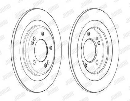 Диск гальмівний Jurid 563000JC
