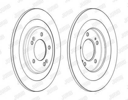 Диск гальмівний Jurid 563001JC