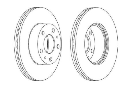 Диск гальмівний Jurid 563018J (фото 1)