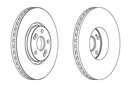Диск гальмівний Jurid 563025JC-1 (фото 1)