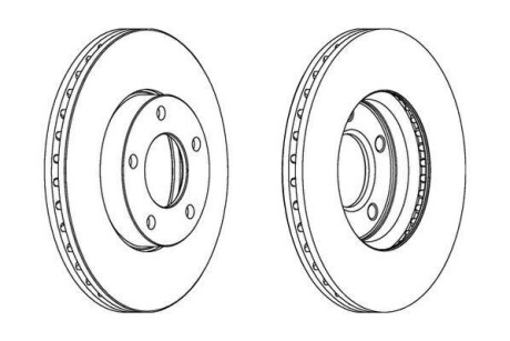 Диск гальмівний Jurid 563028JC