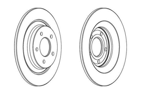Диск гальмівний Jurid 563038JC