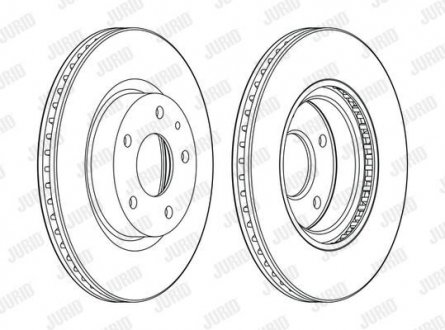 Диск гальмівний Jurid 563119JC (фото 1)