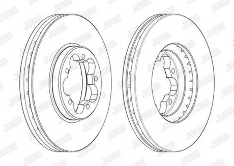 Диск гальмівний Jurid 563123J (фото 1)