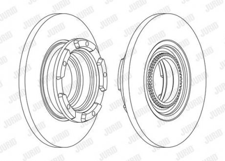 Диск гальмівний Jurid 563126J (фото 1)