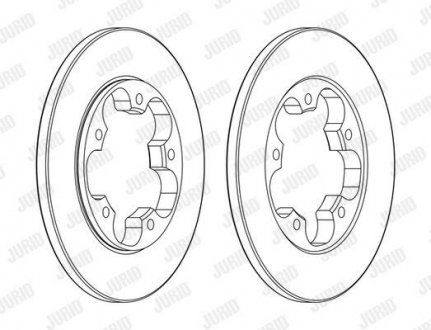 Диск гальмівний Jurid 563138JC
