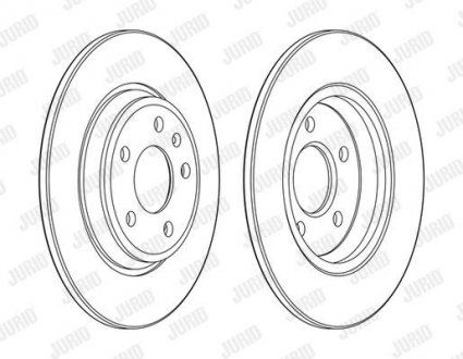Диск гальмівний Jurid 563177JC