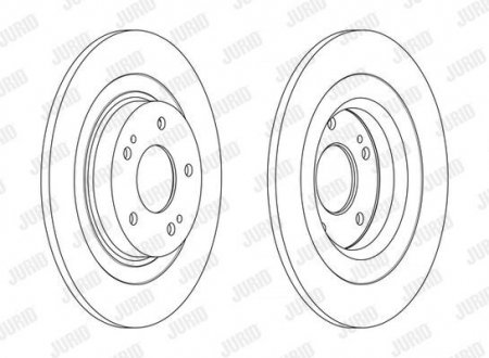 Диск гальмівний Jurid 563216JC (фото 1)