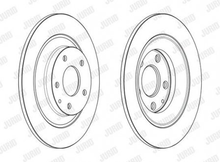 Диск гальмівний Jurid 563232JC (фото 1)