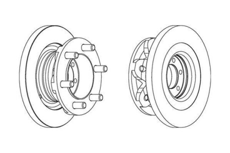 Диск гальмівний Jurid 567118J