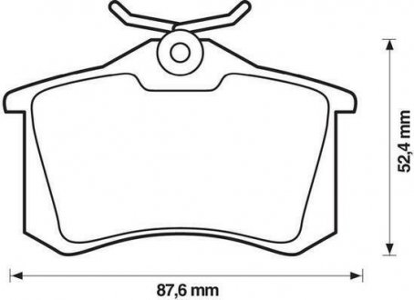 Колодки дискового тормоза Jurid 573032J (фото 1)