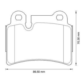 VW Тормозные колодки задн.Touareg 02- (сист.Brembo) Jurid 573297J (фото 1)