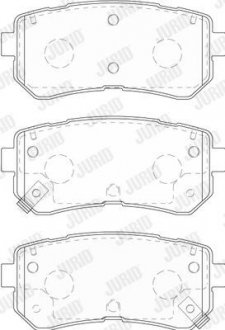 Колодки гальмівні дискові Jurid 573830J
