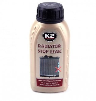 Герметик для радіатора (рідкий) / TURBO RADIATOR STOP LEAK 250G K2 T2331 (фото 1)