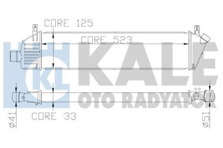 NISSAN Интеркулер Micra III 1.5dCi 03- KALE 342360